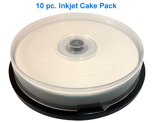 DVD-R White - Inkjet Printable - Click Image to Close